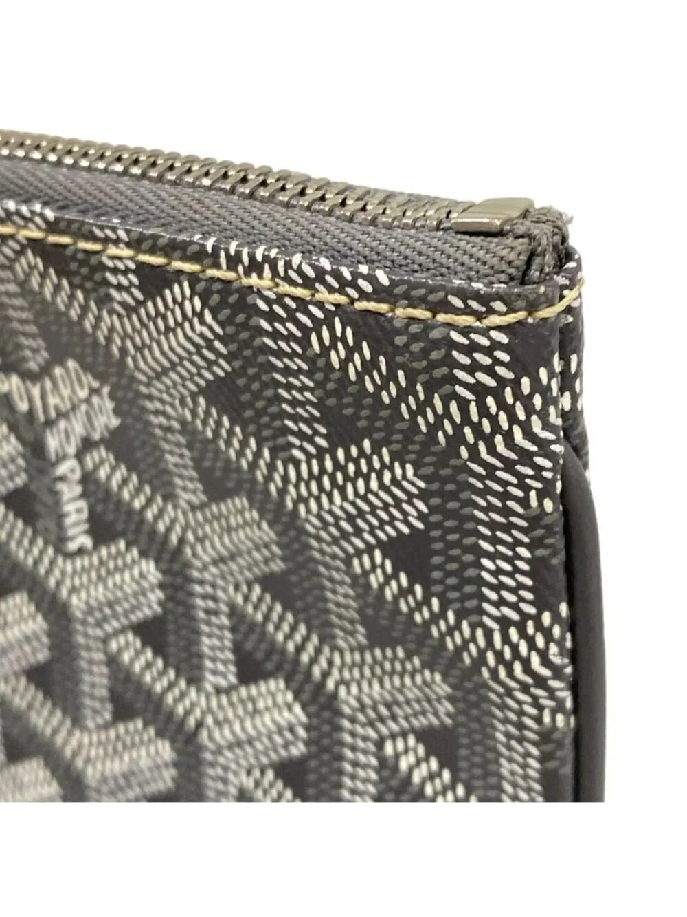 Goyard Clutch Sena Gray Dark White